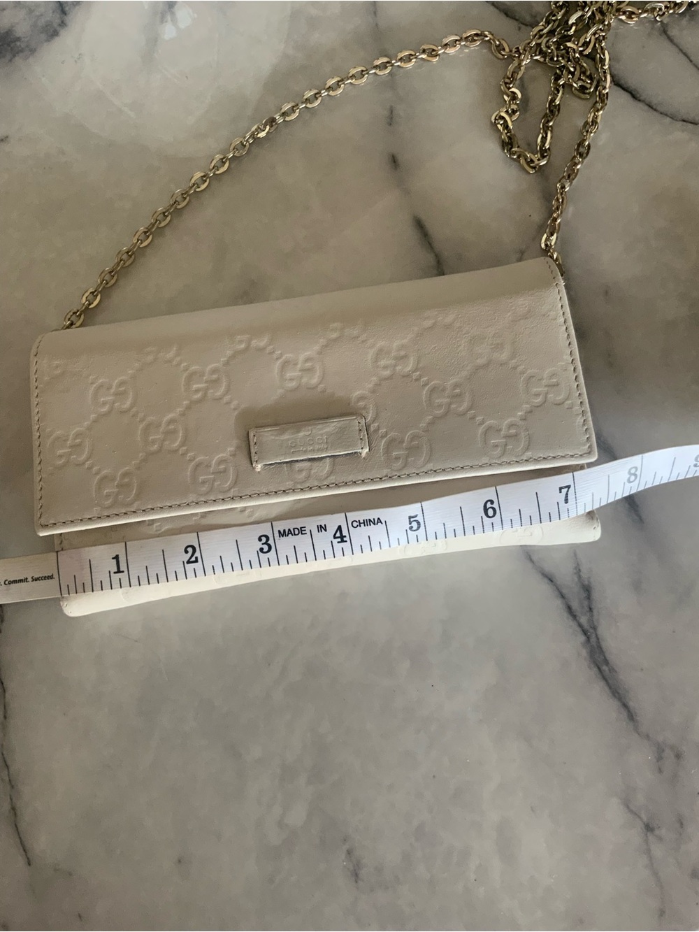 Gucci Ivory Guccissima long wallet - Picture 4 of 15